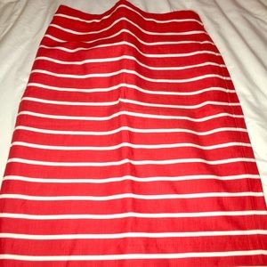 Banana Republic Red Pencil Skirt - NWOT